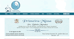 Desktop Screenshot of paroquianossasenhoradaescada.com