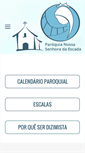 Mobile Screenshot of paroquianossasenhoradaescada.com